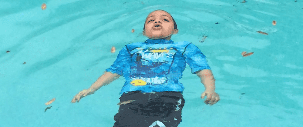 Learning How to Float | Baby Otter Swim School